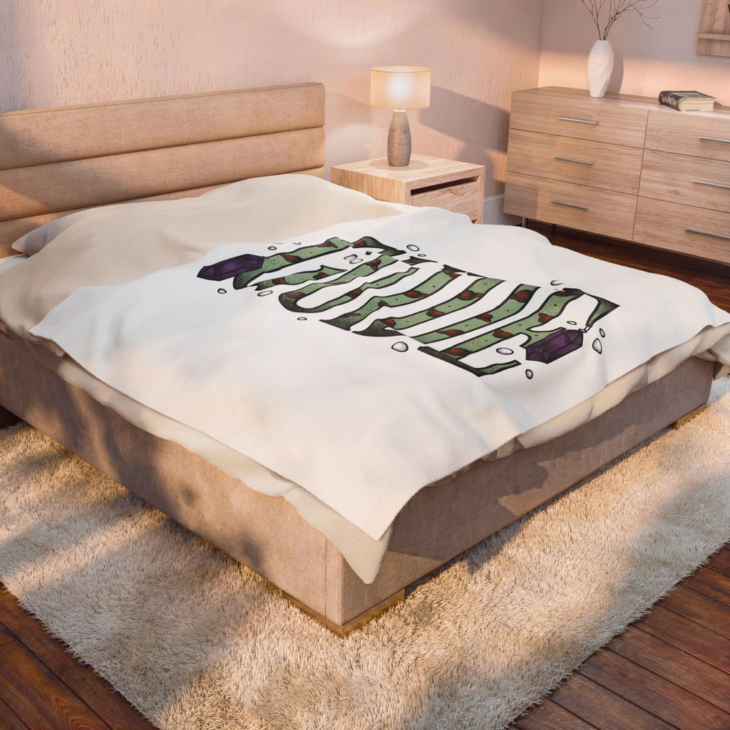 Solar System Print Words Blanket Teacher Meditation Gift Women Fun Blanket Galaxy Blanket Educator Enthusiast Whimsical Blanket Mindfulness Graphic