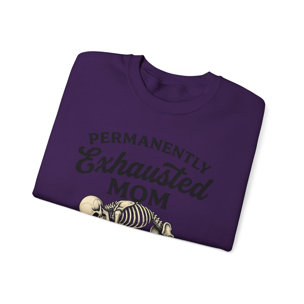 Skeleton Mom Humor Gift Vintage Skull Mother Fan Retro Funny Hand Drawn Phone Sweatshirt