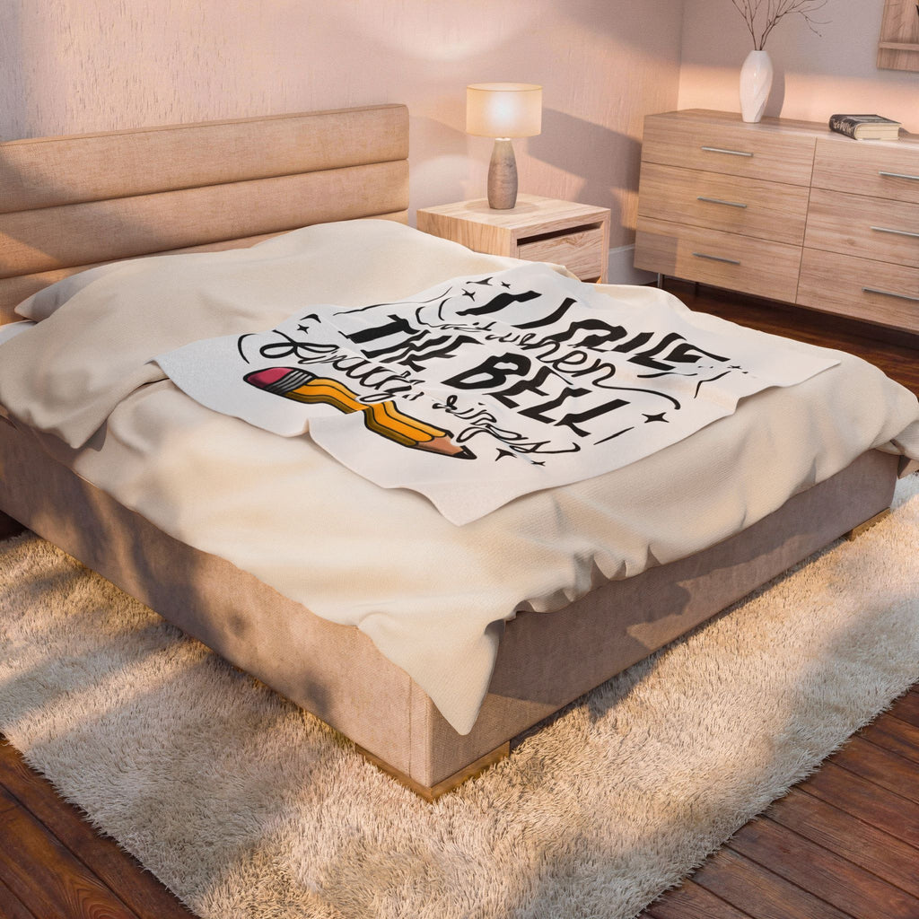 Pencil Illustration Blanket Teachers Education Gift Women Whimsical Blanket Drawing Blanket Educator Enthusiast Artistic Blanket Learning Graphic