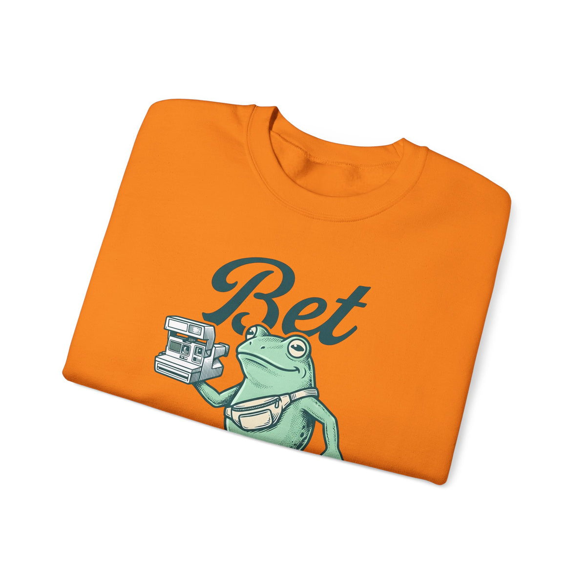Frog Photo Sweatshirt Funny Wildlife Gift Women Retro Sweatshirt Toad Sweatshirt Humor Fan Vintage Sweatshirt Animal Graphic Sketch Waist Sweatshirt Sweatshirt