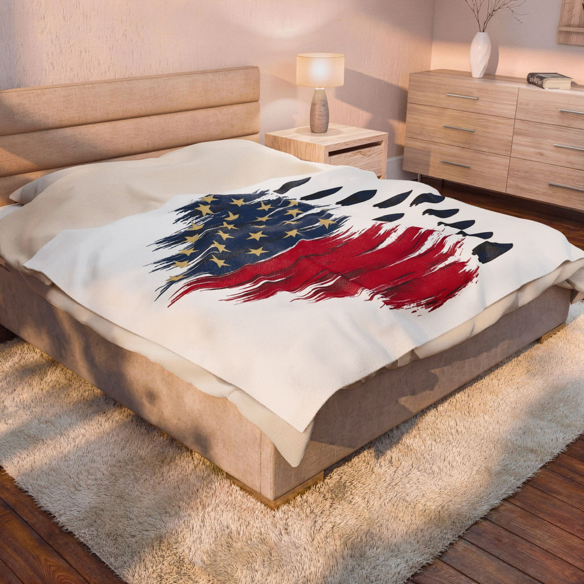 American Flag Boats Blanket America Boating Gift Women Distressed Blanket Boat Blanket Patriot Fan Vintage Blanket Nautical Graphic Blanket Vintage
