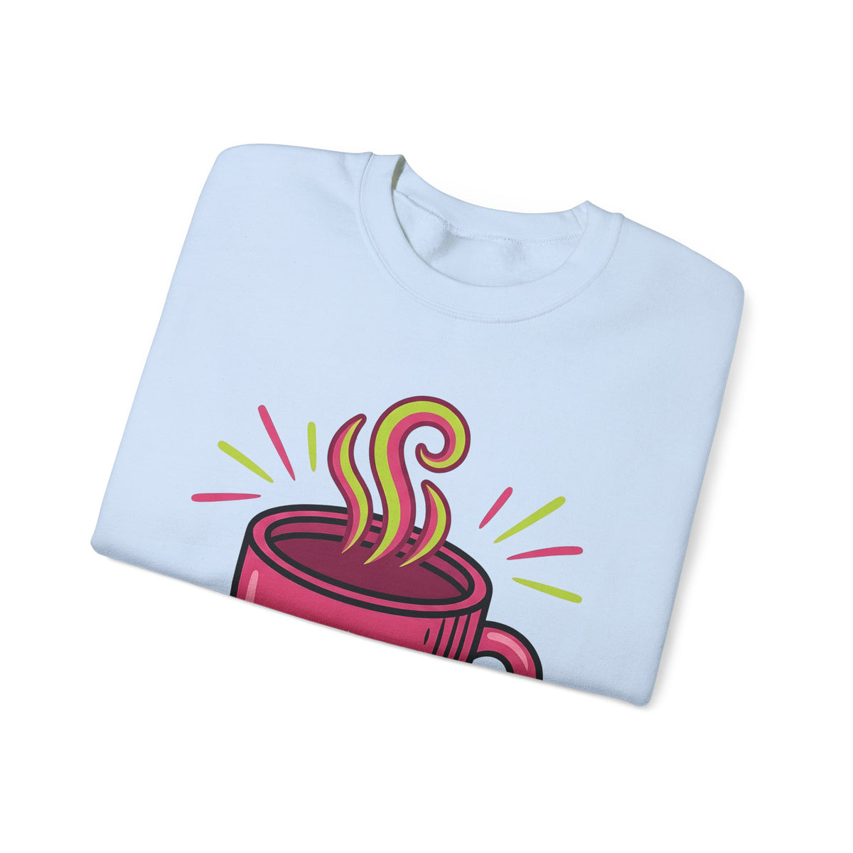 Coffee Cup Sweatshirt Coffee Brunch Gift Women Vintage Sweatshirt Sweatshirt Sweatshirt Coffee Fan Coffee Cup Sweatshirt Breakfast Graphic Comic Star Shape Sweatshirt