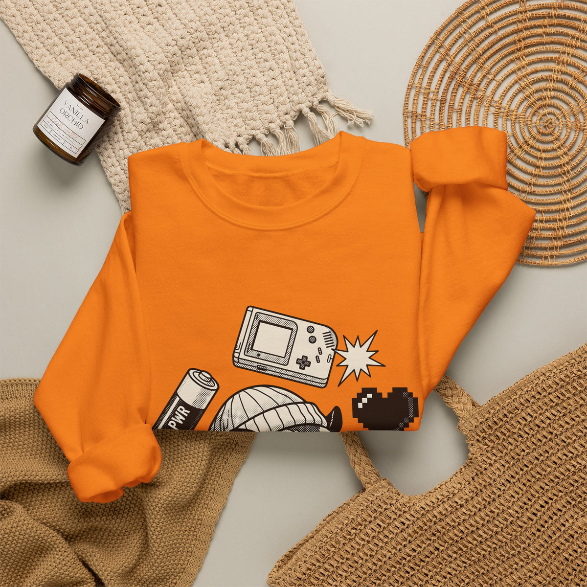Possum Beanie Sweatshirt Funny Gaming Gift Women Comic Sweatshirt Opossum Sweatshirt Humor Fan Cartoon Sweatshirt Gamer Graphic Vintage Retro Game Console