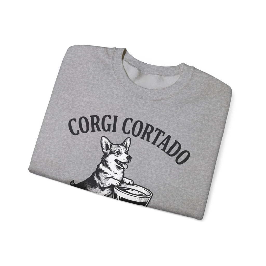 Corgi Sweatshirt Dog Cafe Gift Women Rustic Sweatshirt Pembroke Sweatshirt Dog Fan Country Sweatshirt Coffee Graphic Doodle Latte Cup Sweatshirt