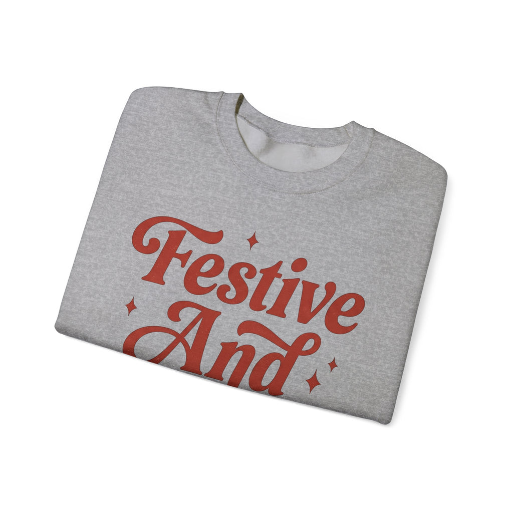 Old Style Text Sweatshirt Christmas Seasonal Gift Women Rustic Sweatshirt Typography Sweatshirt Xmas Fan Holiday Sweatshirt Vintage Graphic Script Twinkles