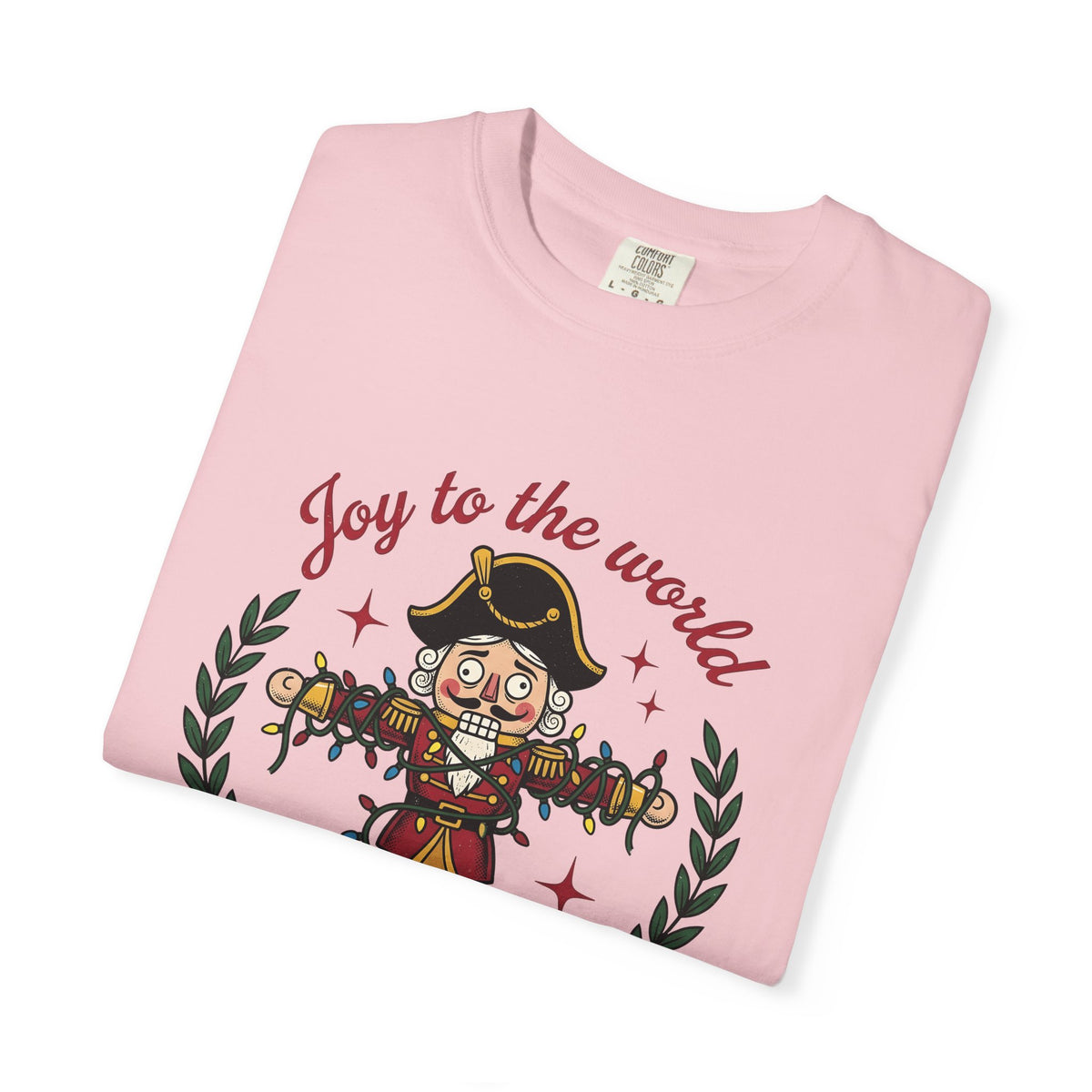 Nutcracker Illustration T-Shirt Christmas Comedy Gift Women Caricature T-Shirt Christmas Soldier T-Shirt Xmas Fan Cartoon T-Shirt Humor Graphic