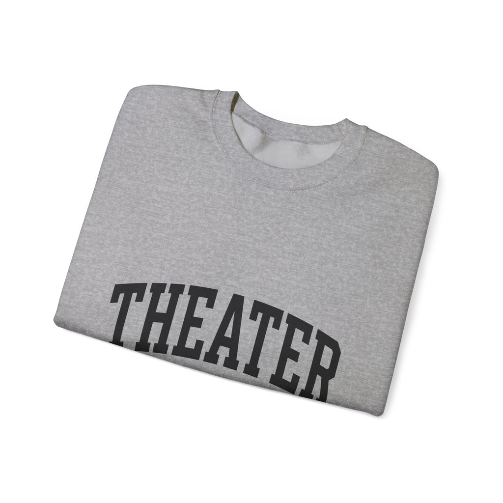 University Lettering Sweatshirt Moms Drama Gift Women Heavy Sweatshirt College Lettering Sweatshirt Motherhood Enthusiast Bold Sweatshirt Theatrical Graphic