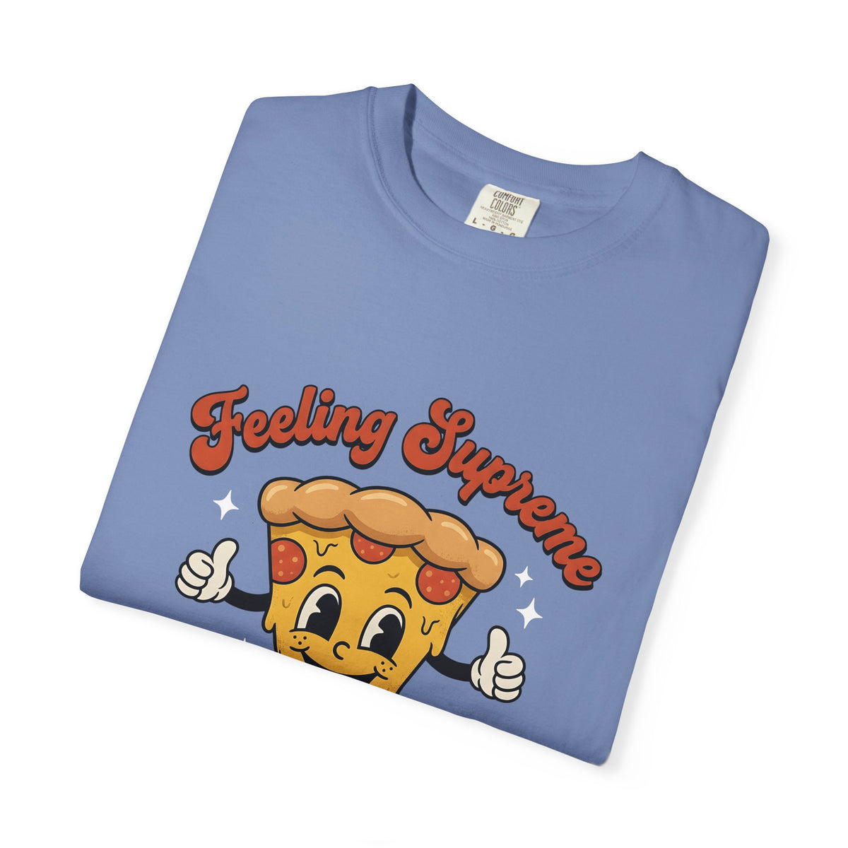 Pizza Cartoon T-Shirt Pizza Food Gift Women Cute T-Shirt Pizza T-Shirt Pizza Fan Kawaii T-Shirt Cuisine Graphic Retro Stars T-Shirt