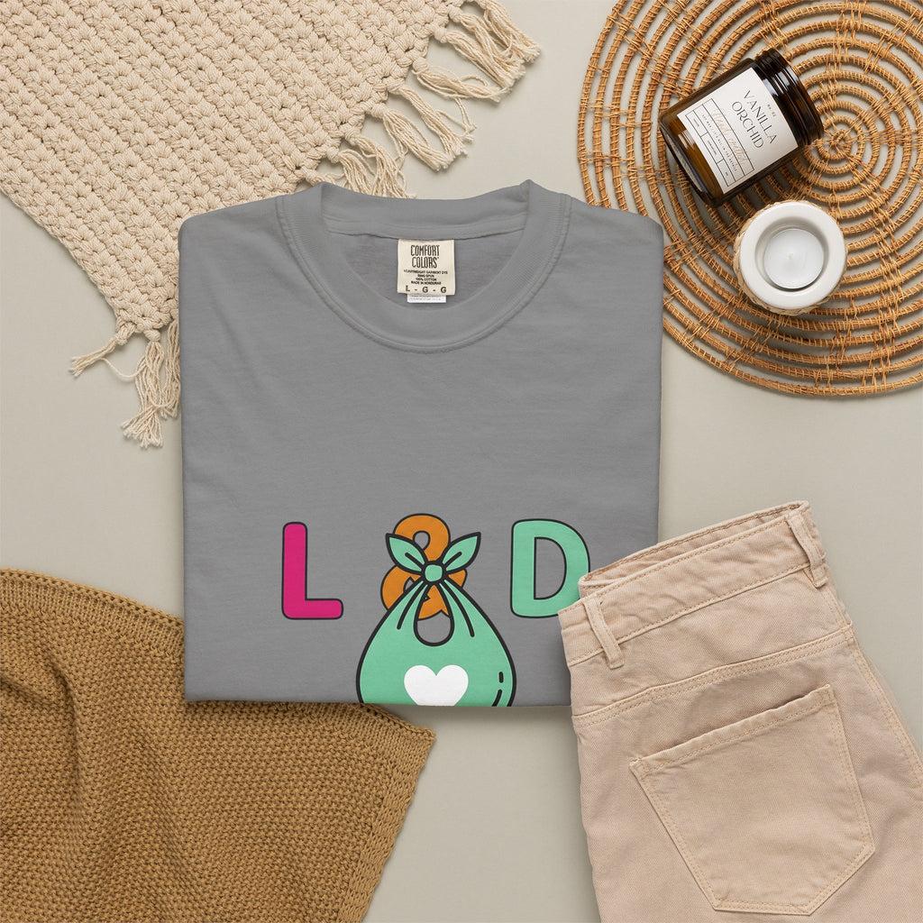 Baby Bundle T-Shirt Nurse Medical Gift Women Playful T-Shirt Baby Set T-Shirt Nursing Enthusiast Healthcare Graphic Medical Design Colorful Heart