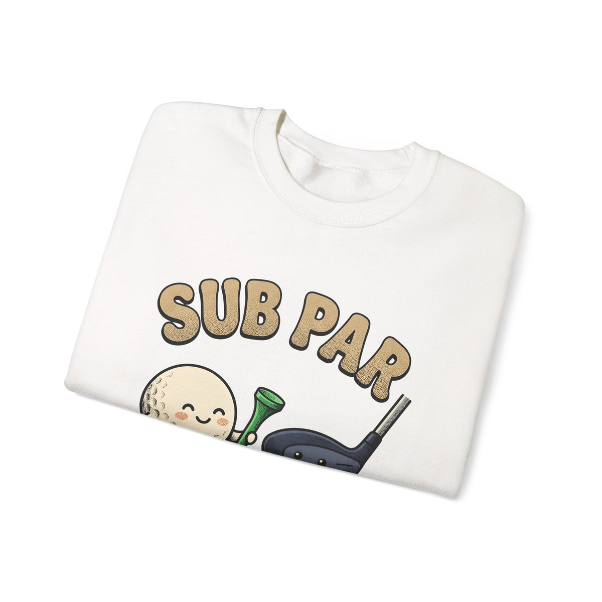 Golf Ball Club Sweatshirt Golf Humor Gift Women Cartoon Sweatshirt Golf Club Sweatshirt Golfer Fan Comic Sweatshirt Funny Graphic Retro Grass Sweatshirt