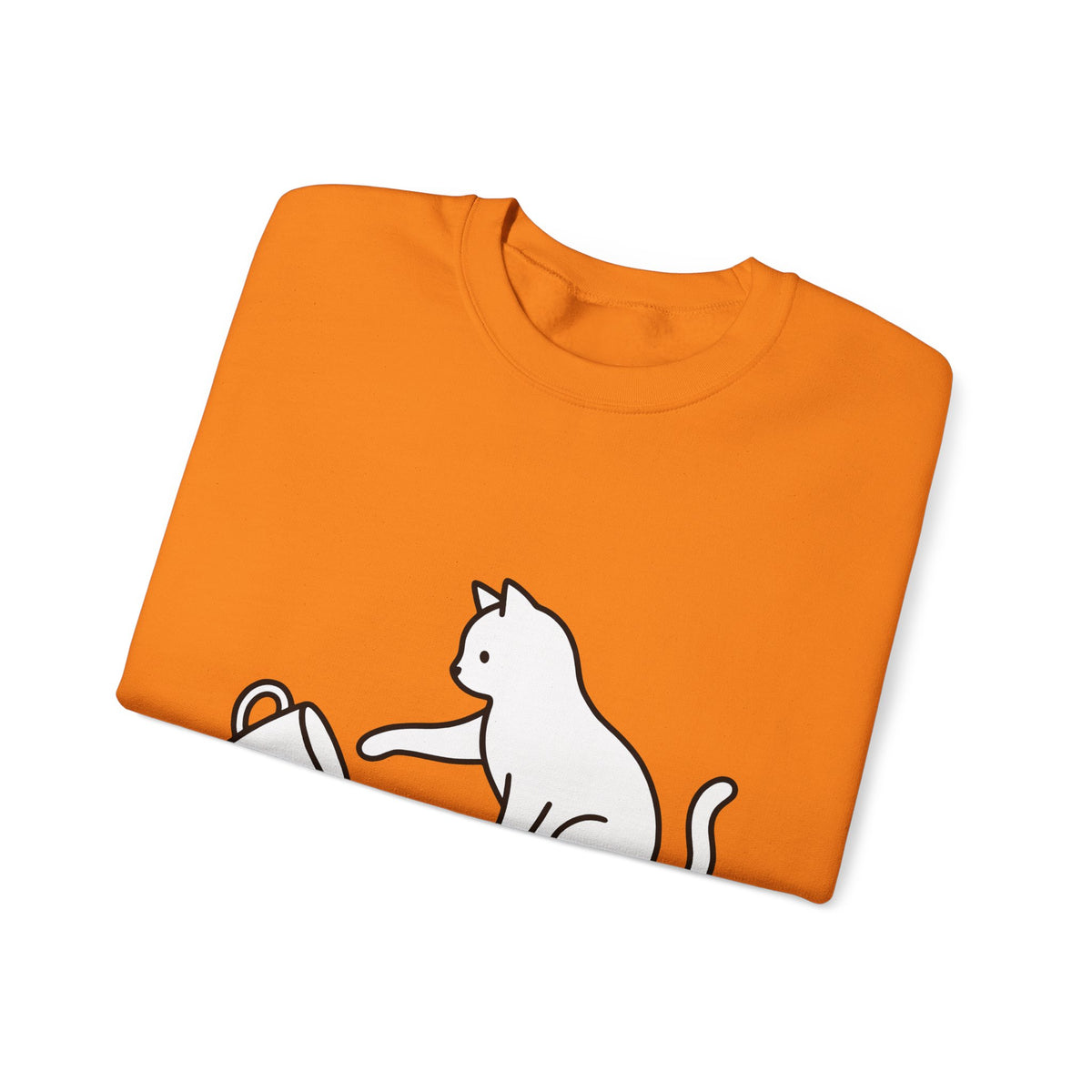 Cat Sweatshirt Cat Joke Gift Women Simple Sweatshirt Kitten Sweatshirt Feline Fan Cat Sweatshirt Humor Graphic Sketch Sweatshirt Sweatshirt