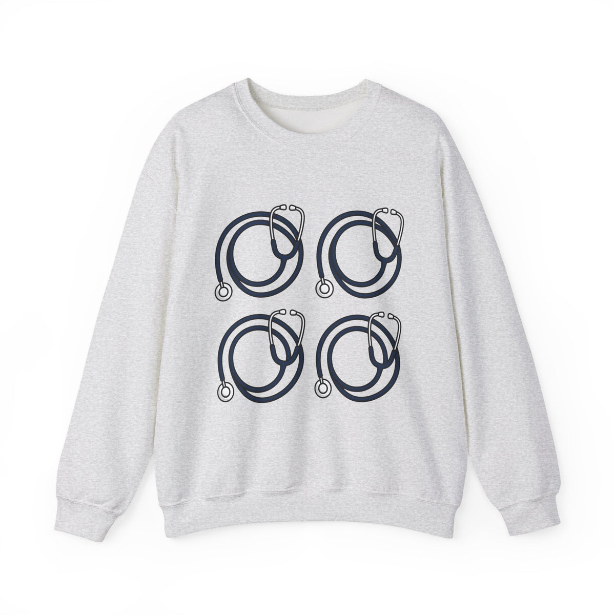 Stethoscope Print Sweatshirt Nurses Medical Gift Women Simple Sweatshirt Medical Device Sweatshirt Nurse Practitioner Enthusiast Minimalist Sweatshirt Clinical