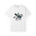 Cowgirl Riding Horse T-Shirt Cowgirl Western Gift Women Vintage T-Shirt Horseback Rider T-Shirt Cowgirl Fan Retro T-Shirt Rodeo Graphic Hand Drawn