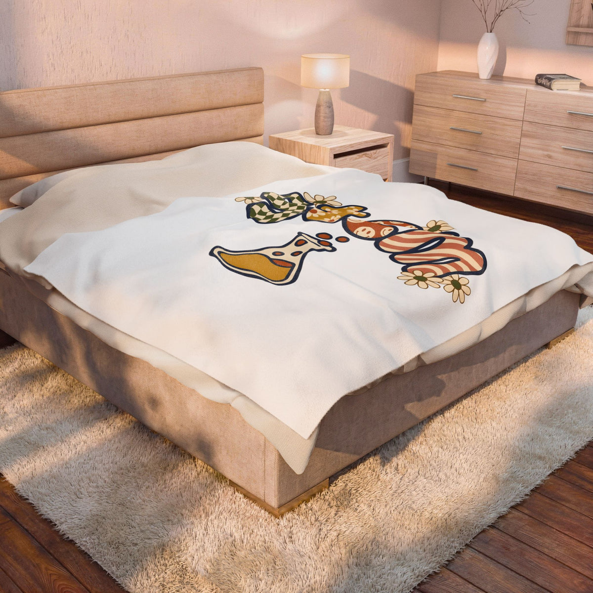 Chemistry Bottle Stem Biology Gift Cartoon Laboratory Flask Science Enthusiast Lab Blanket