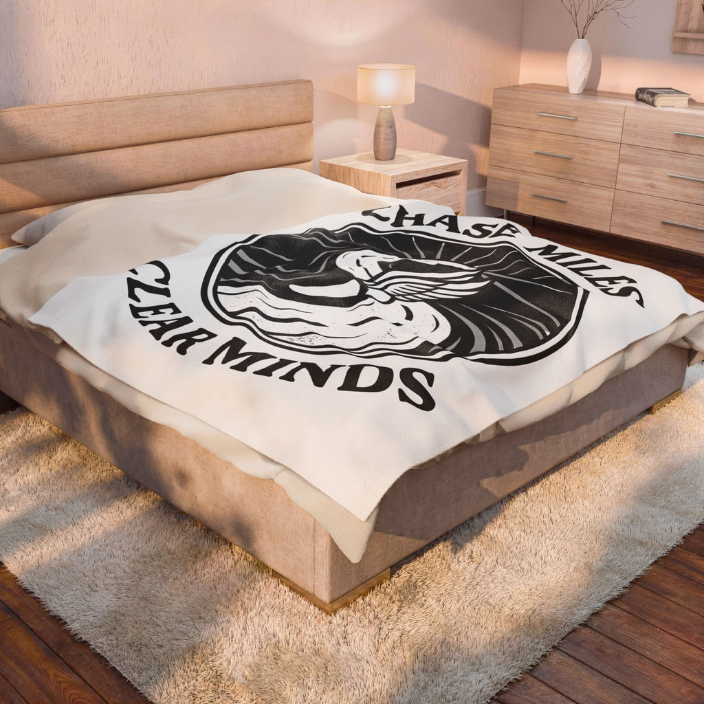 Angelic Jogger Shoe Blanket Running Uplift Gift Women Throwback Blanket Sneaker Blanket Runner Enthusiast Retro Blanket Inspirational Graphic Sleek