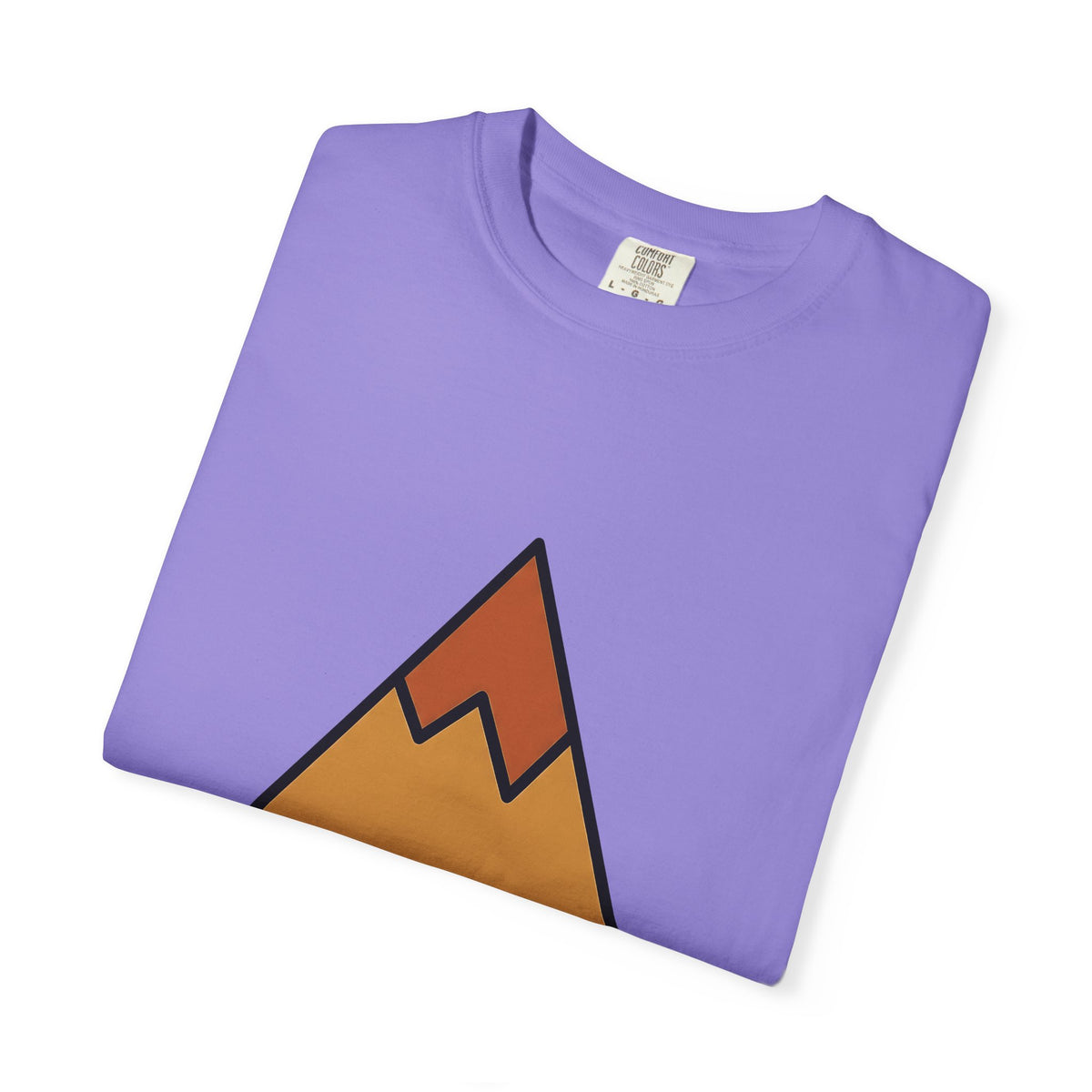 Mountain Nature Outdoors Gift Minimalist Peak Wilderness Enthusiast Simple Adventure T-Shirt