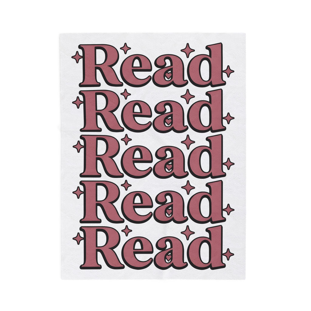 Stacked Lettering Blanket Book Instructor Gift Women Block Letters Blanket Typography Blanket Bibliophile Enthusiast Typography Blanket Teacher