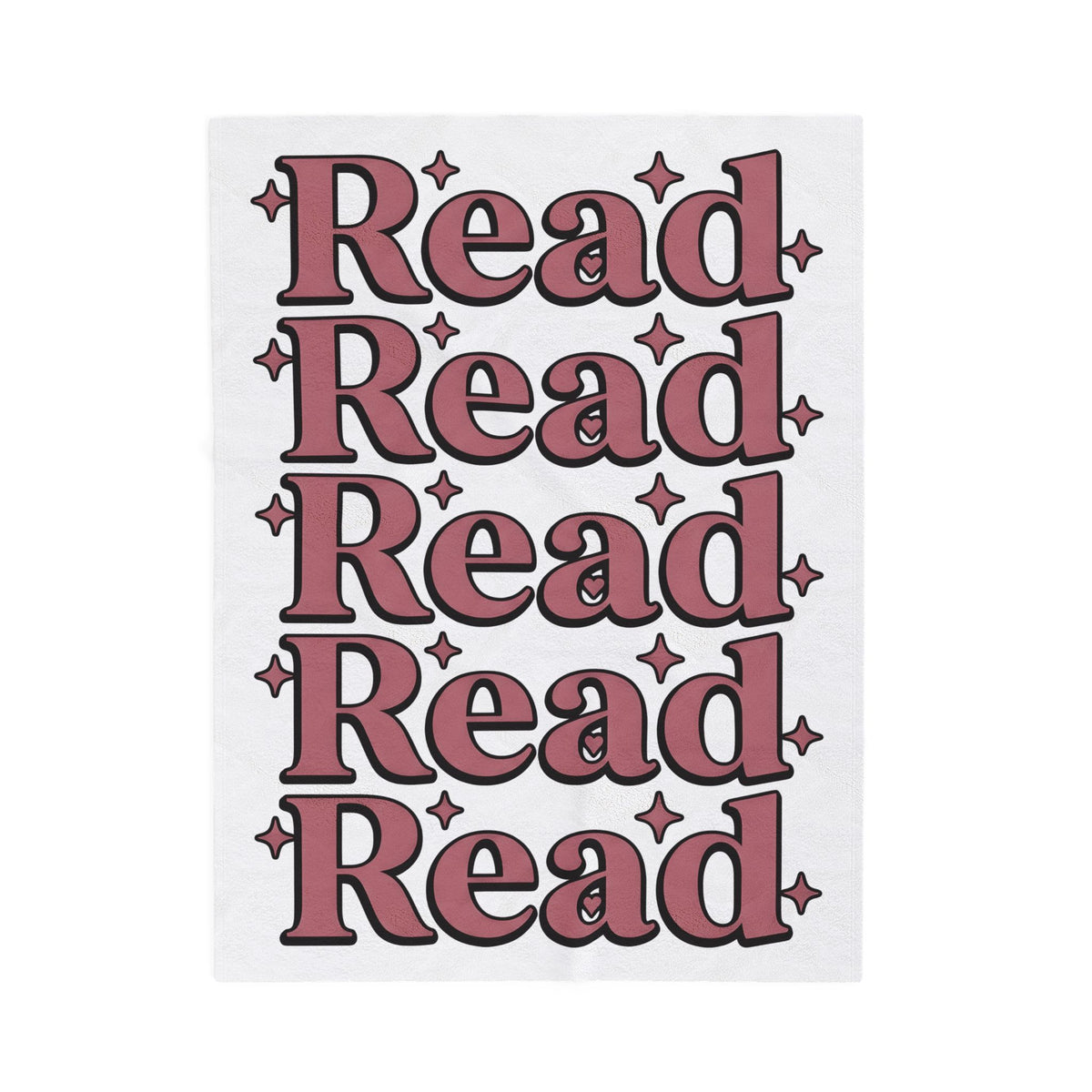 Stacked Lettering Blanket Book Instructor Gift Women Block Letters Blanket Typography Blanket Bibliophile Enthusiast Typography Blanket Teacher