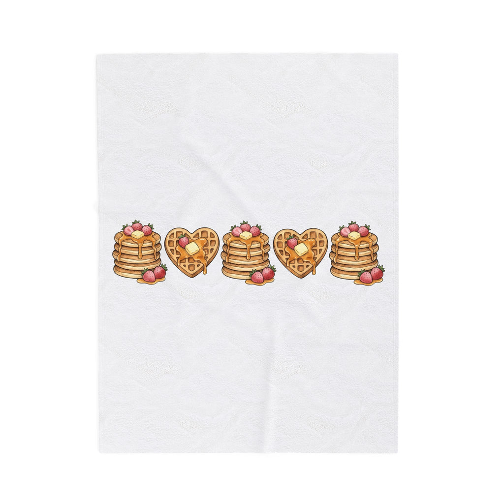 Pancake Stack Blanket Desserts Brunch Gift Women Kawaii Blanket Hotcake Blanket Pastry Fan Cute Blanket Breakfast Graphic Sketch Berry Blanket