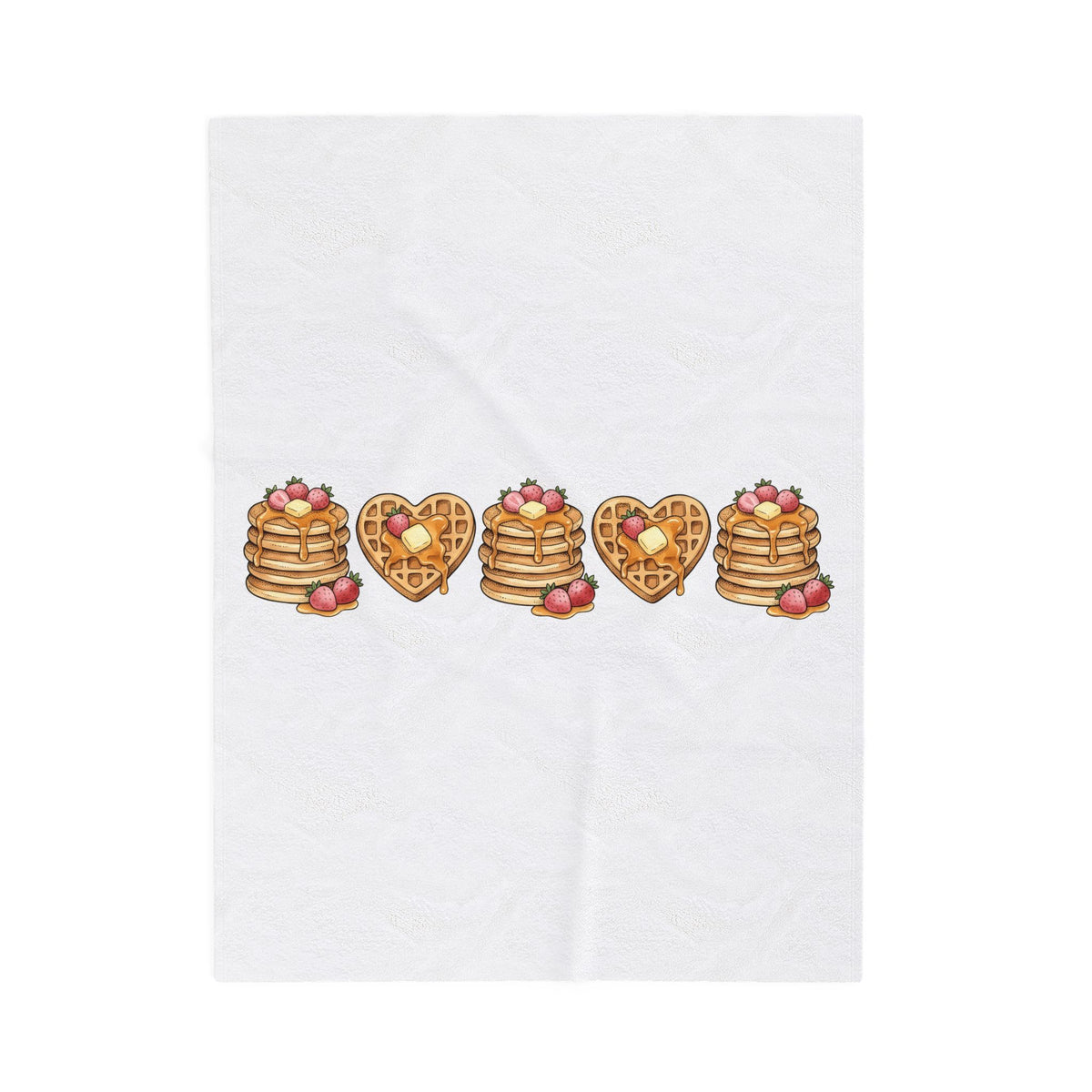 Pancake Stack Blanket Desserts Brunch Gift Women Kawaii Blanket Hotcake Blanket Pastry Fan Cute Blanket Breakfast Graphic Sketch Berry Blanket