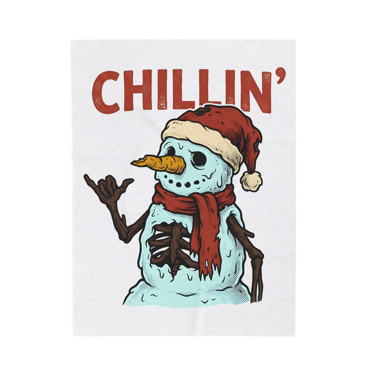 Skull Snowman Blanket Christmas Cold Gift Women Comic Blanket Skeleton Snowman Blanket Xmas Fan Cartoon Blanket Frosty Graphic Retro Christmas Hat