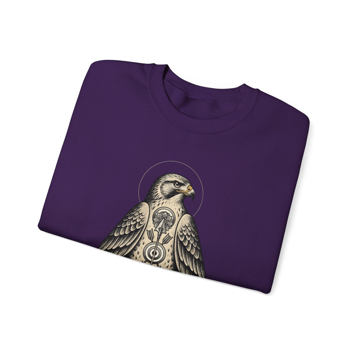 Eagle Design Sweatshirt Sports Wildlife Gift Women Tribal Sweatshirt Bald Eagle Sweatshirt Athlete Fan Native Sweatshirt Wildlife Graphic Classic Spear Sweatshirt