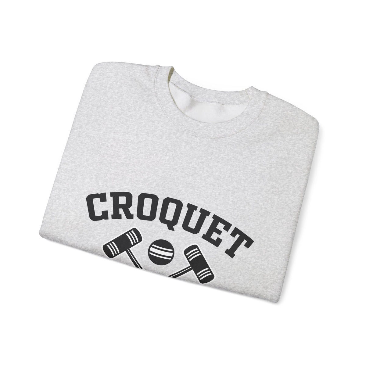 Croquet Mallets Croquet Game Gift Bold Mallet Croquet Fan Bold Sport Vintage Ball Sweatshirt