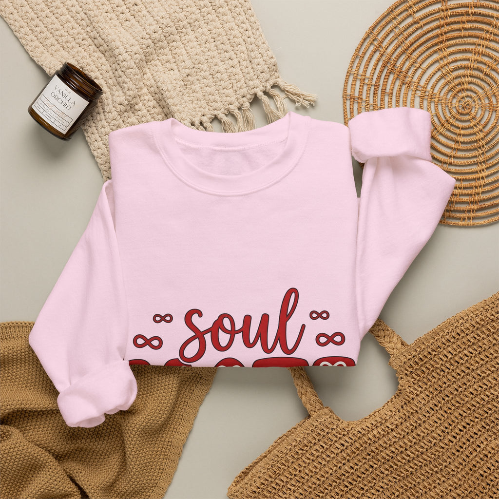 Soulmate Phrase Sweatshirt St. Valentine's Day Pairs Gift Women Cute Sweatshirt Soulmate Sweatshirt Valentine Fan Adorable Sweatshirt Couples Graphic Clean