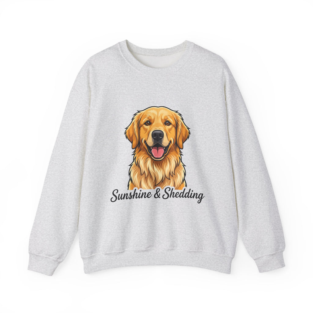 Golden Retriever Dog Pet Gift Cartoon Retriever Dog Fan Puppy Doggy Bold Fur Sweatshirt