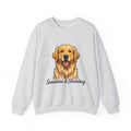 Golden Retriever Dog Pet Gift Cartoon Retriever Dog Fan Puppy Doggy Bold Fur Sweatshirt