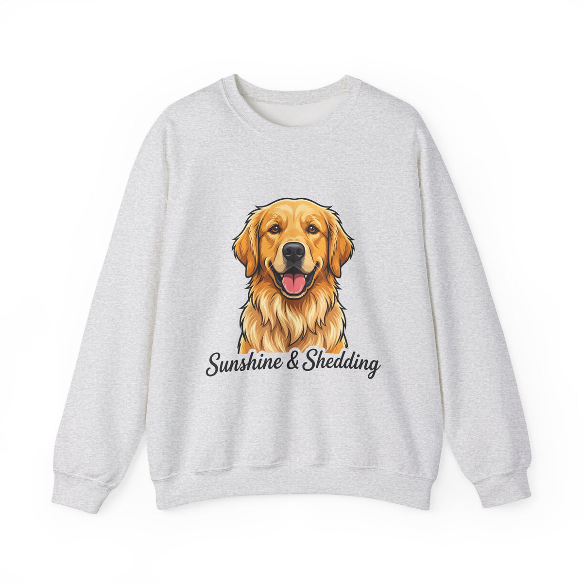 Golden Retriever Dog Pet Gift Cartoon Retriever Dog Fan Puppy Doggy Bold Fur Sweatshirt