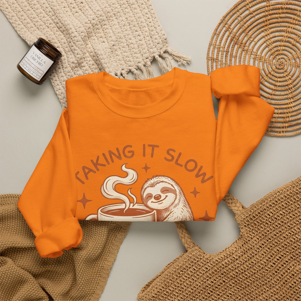 Sloth Latte Cup Sweatshirt Coffee Pets Gift Women Cartoon Sweatshirt Sweatshirt Sweatshirt Coffee Fan Coffee Cup Sweatshirt Animal Graphic Hand Drawn Twinkles Sweatshirt