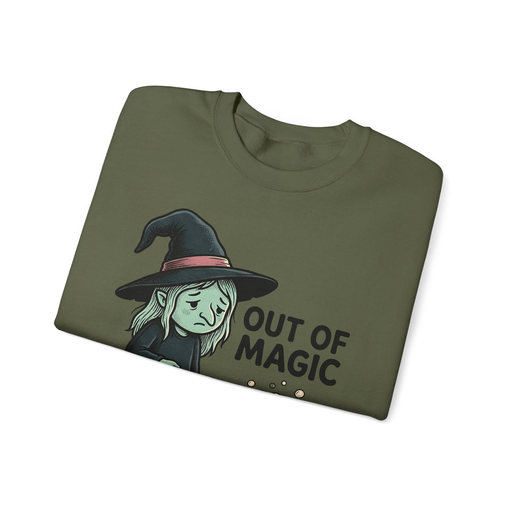 Magic Vacuum Sweatshirt Halloween Joke Gift Women Hand Drawn Sweatshirt Suction Machine Sweatshirt Horror Fan Hand Drawn Sweatshirt Prank Graphic Distressed