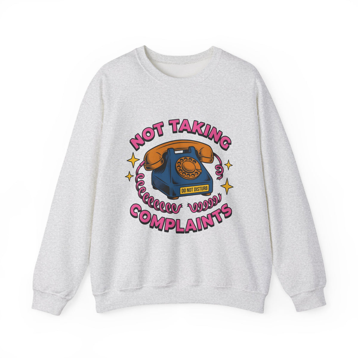 Vintage Rotary Phone Funny Jokes Gift Cartoon Old Phone Comedy Fan Humor Joke Classic Sweatshirt