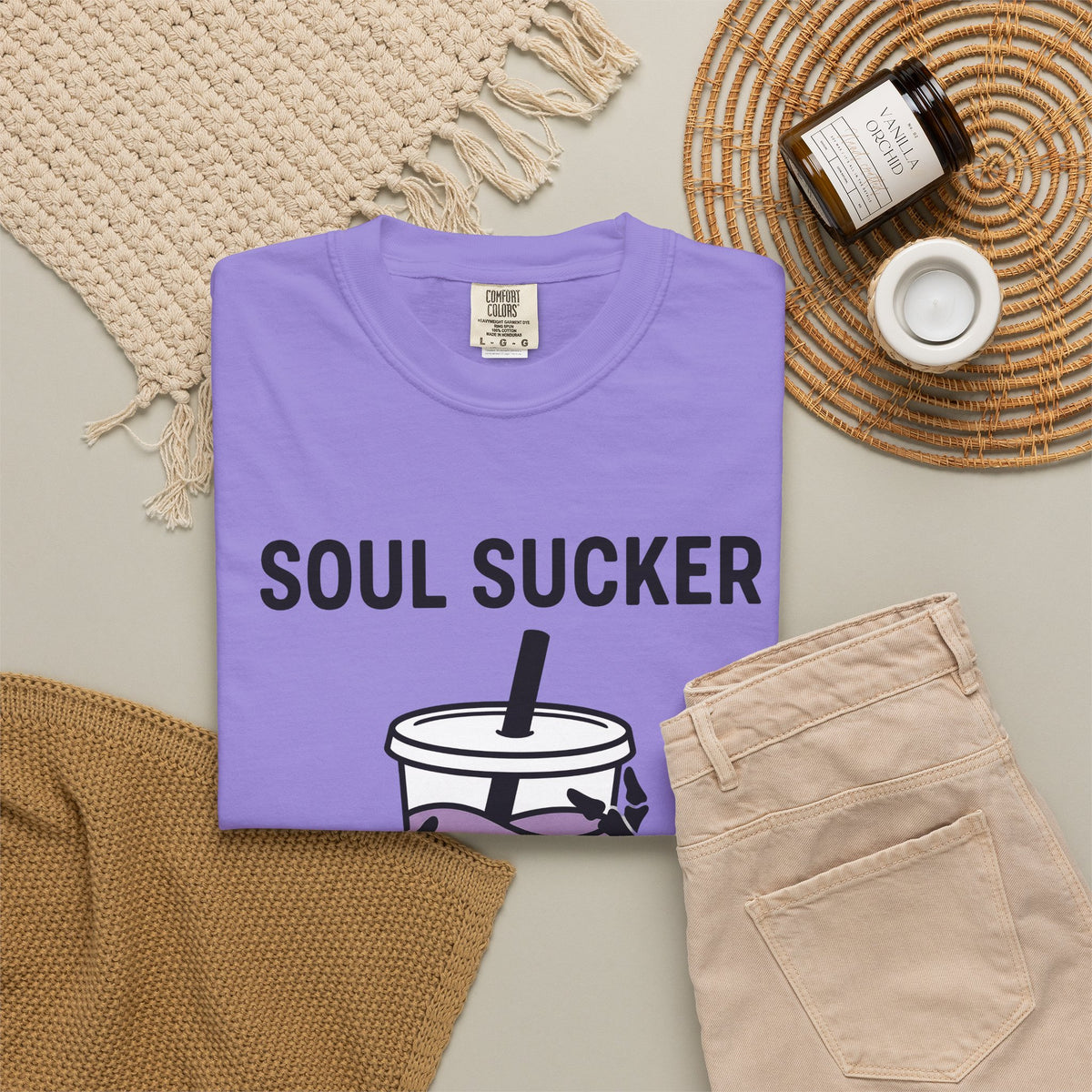 Skeleton Claw Tea T-Shirt Drinks Dark Gift Women Modern Print T-Shirt Bone Tea T-Shirt Beverage Fan Graphic Design Illustration Comic Skull T-Shirt