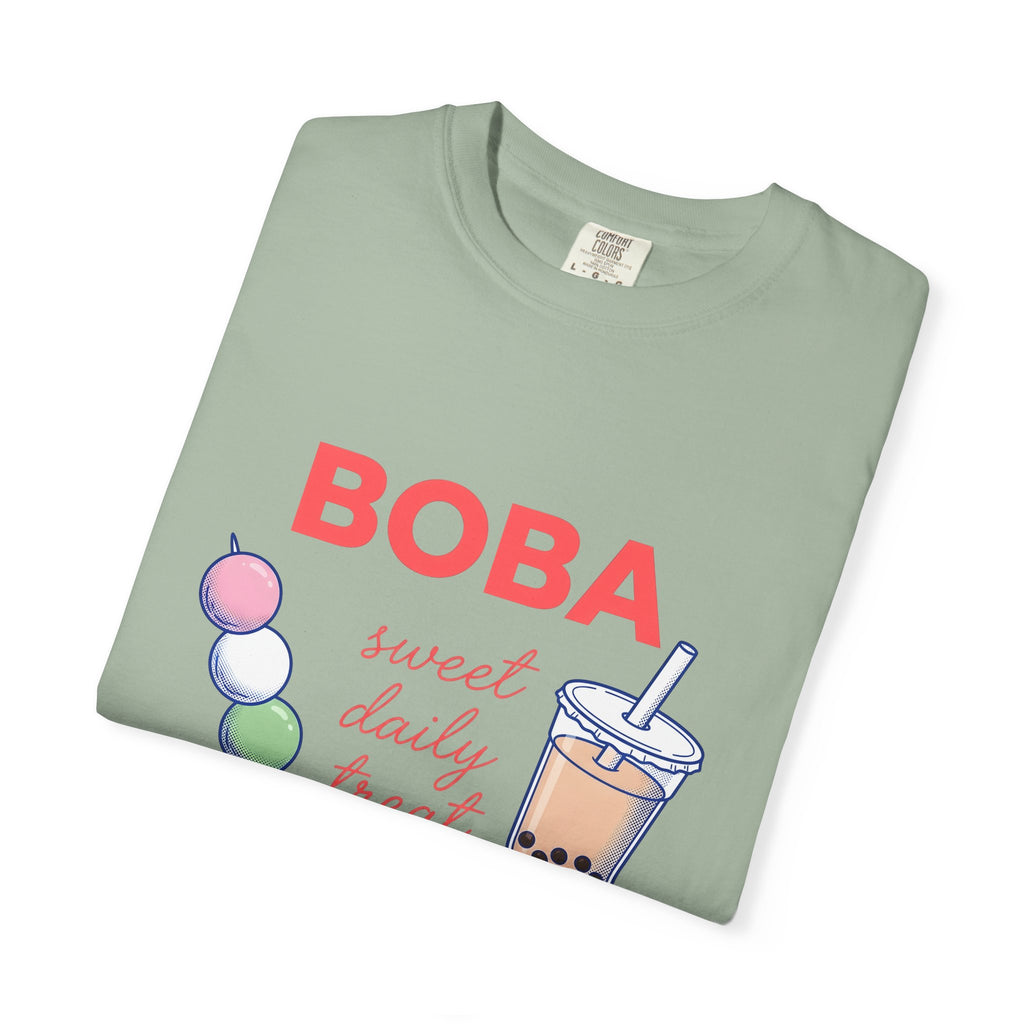 Tapioca Tea T-Shirt Drinks Culinary Gift Women Illustration T-Shirt Bubble Tea T-Shirt Beverage Fan Drawing Design Graphic Foodie Sketch Sweet
