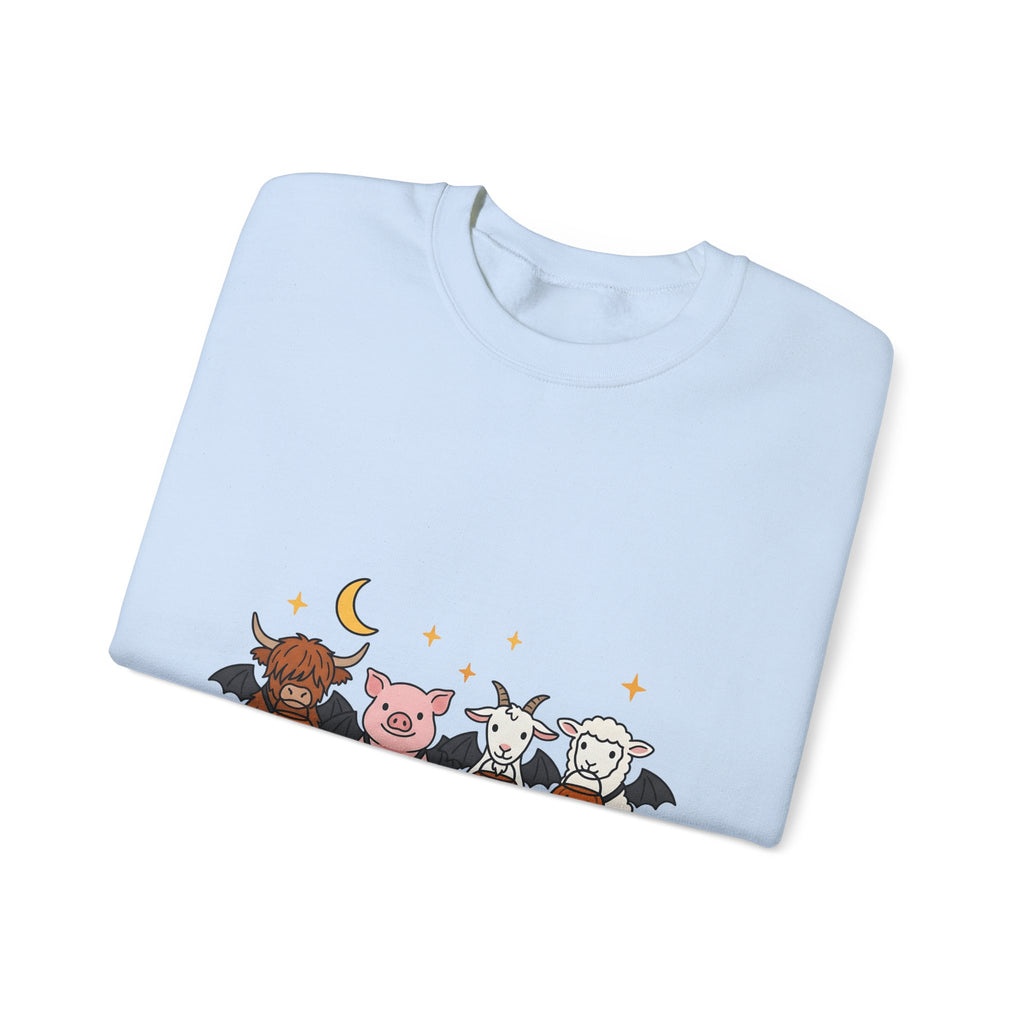 Country Animals Sweatshirt Halloween Pets Gift Women Darling Sweatshirt Farm Animals Sweatshirt Halloween Fan Cute Sweatshirt Pet Graphic Funny Halloween