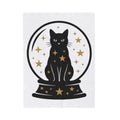 Dark Cat Orb Blanket Cat Magic Gift Women Simple Blanket Black Cat Ball Blanket Cat Fan Feline Graphic Blanket Retro Sparkles Blanket