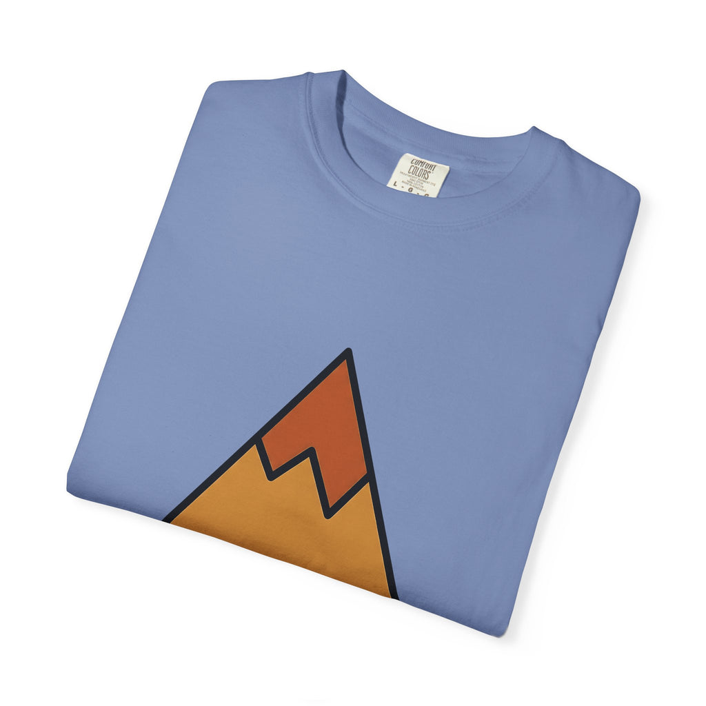 Mountain Nature Outdoors Gift Minimalist Peak Wilderness Enthusiast Simple Adventure T-Shirt