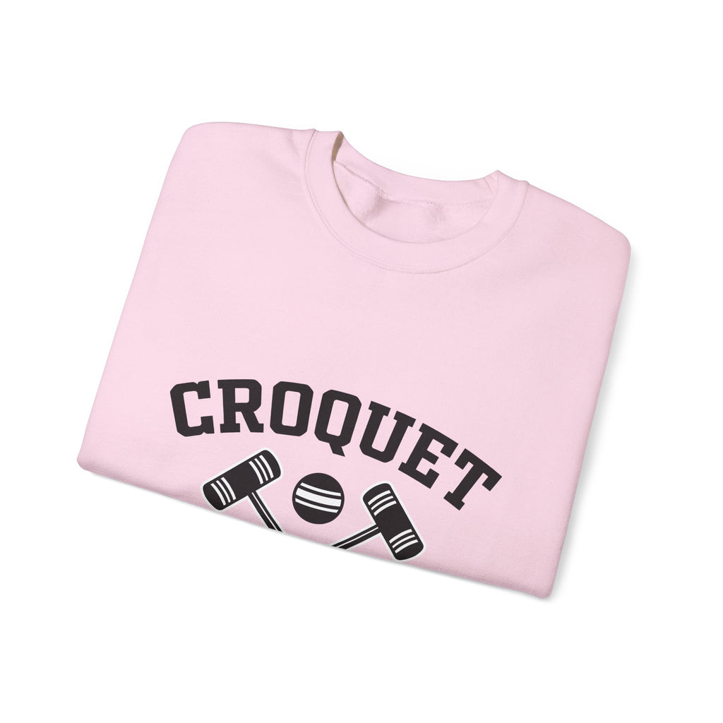 Croquet Mallets Croquet Game Gift Bold Mallet Croquet Fan Bold Sport Vintage Ball Sweatshirt