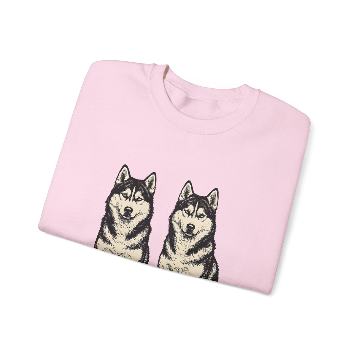 Siberian Huskies Sweatshirt Dog Wildlife Gift Women Doodle Sweatshirt Husky Sweatshirt Dog Fan Doggy Sweatshirt Wildlife Graphic Classic Couple Sweatshirt
