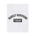 Positive Saying Blanket Mom Health Gift Women Script Lettering Blanket Inspirational Blanket Mother Enthusiast Calligraphy Blanket Wellness Graphic