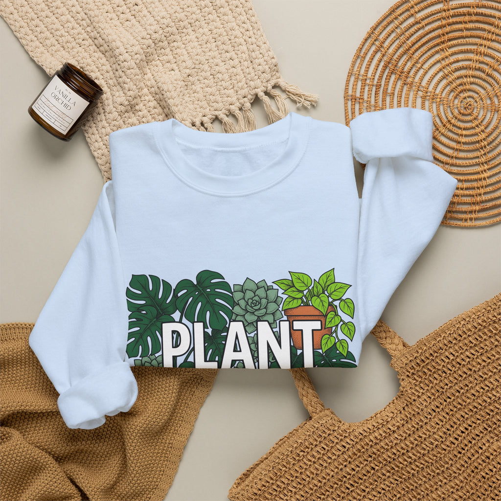Indoor Plants Sweatshirt Plant Mom Garden Gift Women Modern Sweatshirt Houseplants Sweatshirt Plant Lady Enthusiast Contemporary Sweatshirt Gardening Graphic