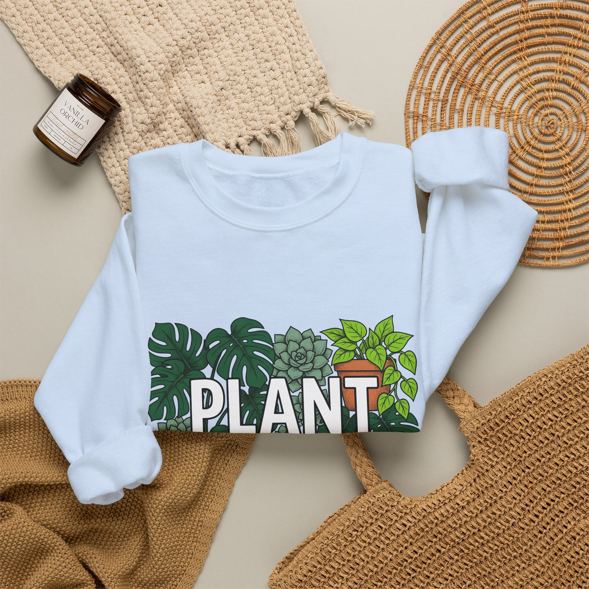 Indoor Plants Sweatshirt Plant Mom Garden Gift Women Modern Sweatshirt Houseplants Sweatshirt Plant Lady Enthusiast Contemporary Sweatshirt Gardening Graphic