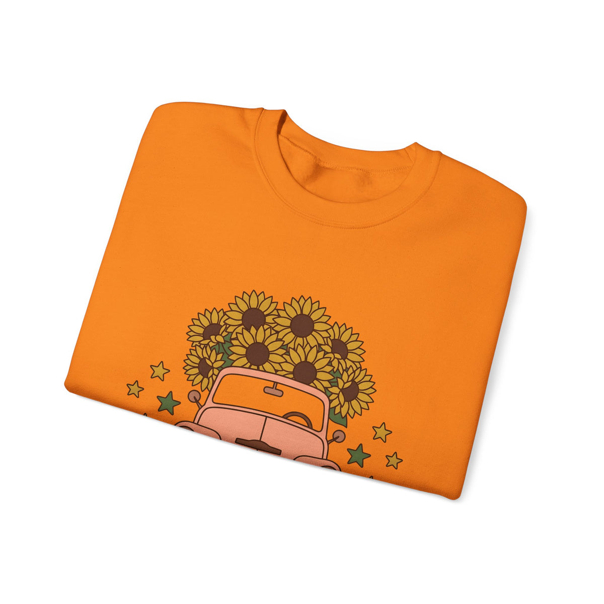 Vintage Truck Sunflowers Sweatshirt Cowgirl Country Gift Women Boho Sweatshirt Old Truck Sweatshirt Rodeo Fan Western Sweatshirt Rustic Graphic Retro Stars