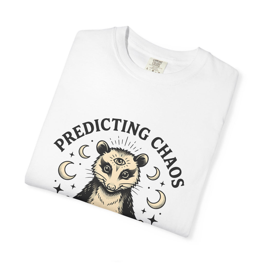 Peaceful Possum T-Shirt Possum Fauna Gift Women Mystical T-Shirt Opossum T-Shirt Possum Enthusiast Magical T-Shirt Wildlife Graphic Old School Moon