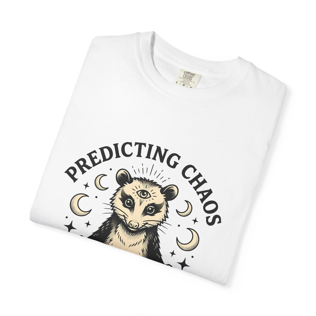 Peaceful Possum T-Shirt Possum Fauna Gift Women Mystical T-Shirt Opossum T-Shirt Possum Enthusiast Magical T-Shirt Wildlife Graphic Old School Moon