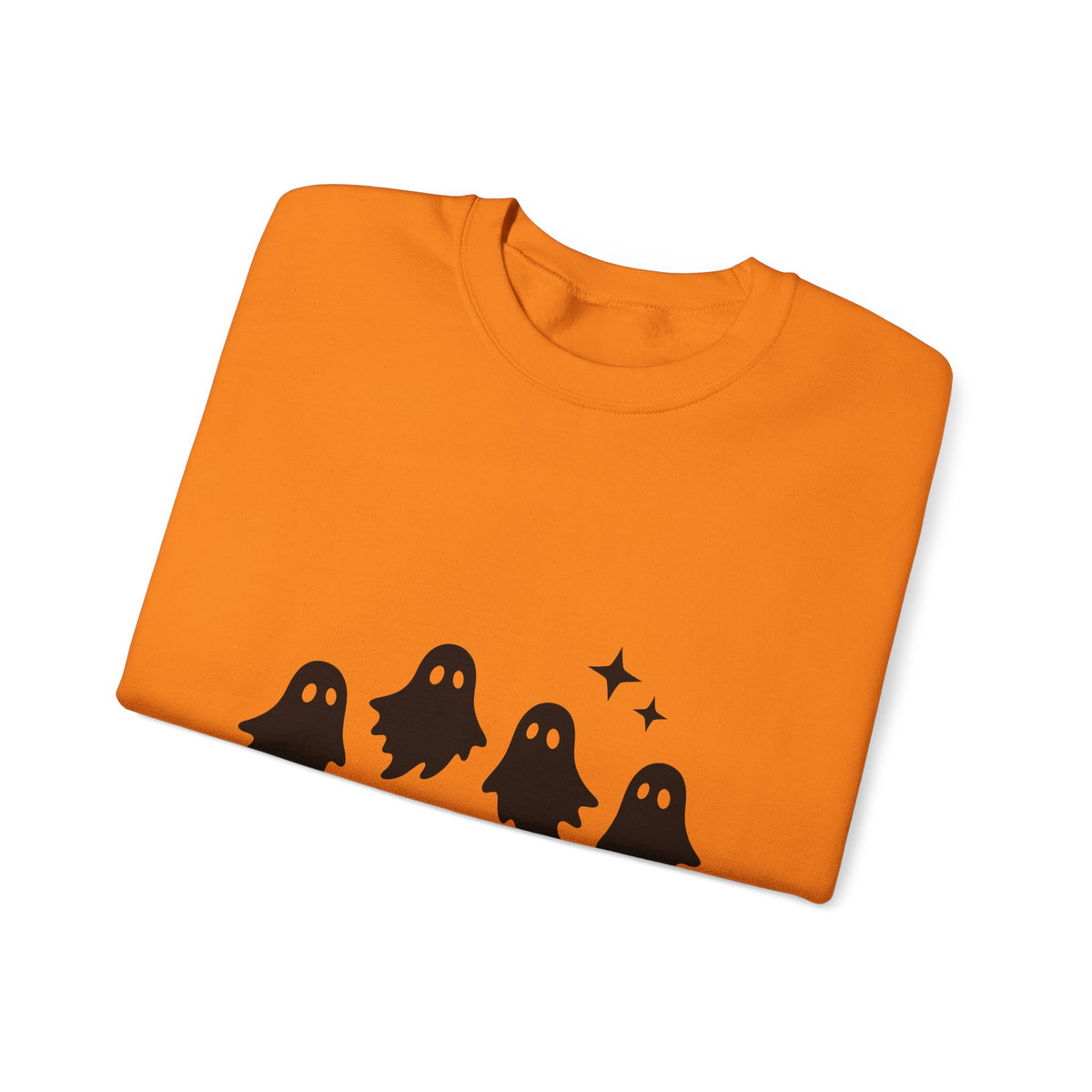 Ghost Halloween Spooky Gift Minimalist Specter Horror Fan Ghostly Creepy Silhouette Sweatshirt