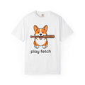Corgi Pet T-Shirt Dog Funny Gift Women Animation T-Shirt Puppy T-Shirt Dog Fan Cartoon T-Shirt Humor Graphic Manga Bat Ball T-Shirt