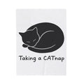 Dozing Feline Blanket Cat Creature Gift Women Geometric Blanket Cat Blanket Kitty Fan Abstract Blanket Beast Graphic Minimalist Claw Blanket